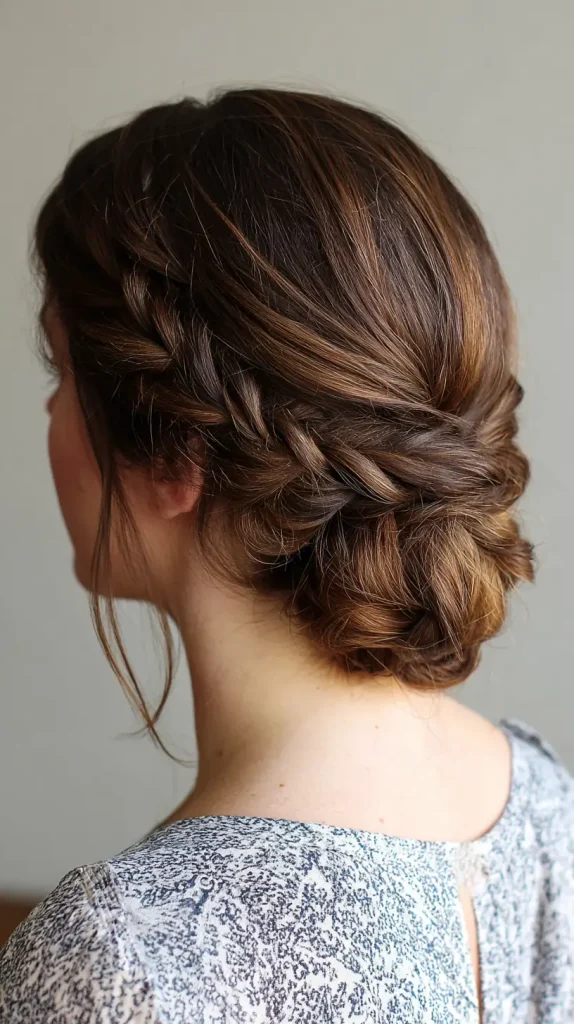Braided Low Bun