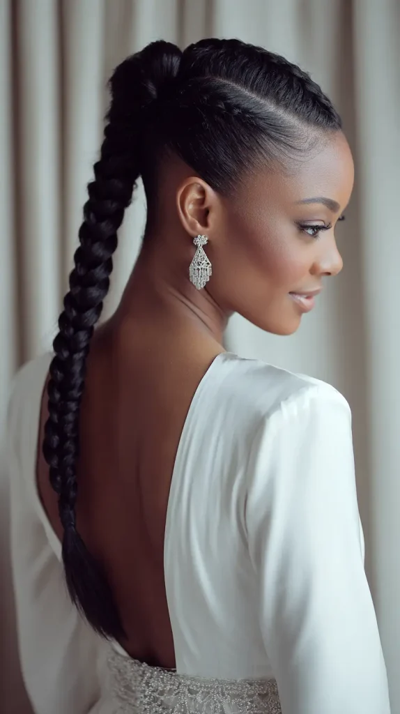 Braided Sleek Ponytail