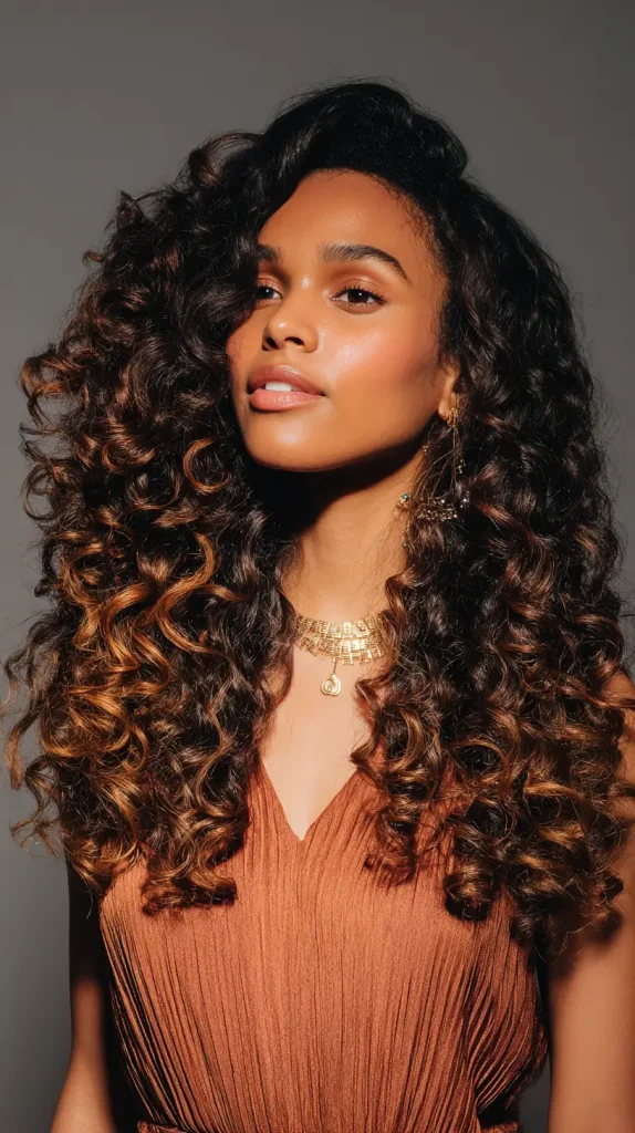 Brushed Out Curls