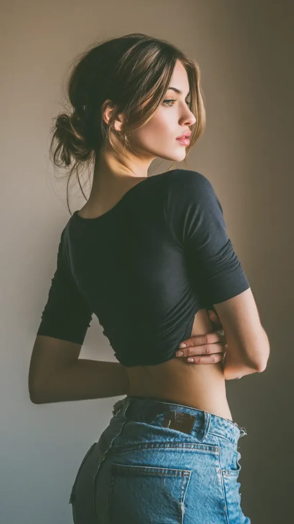 Casual Lean with Arms Crossed