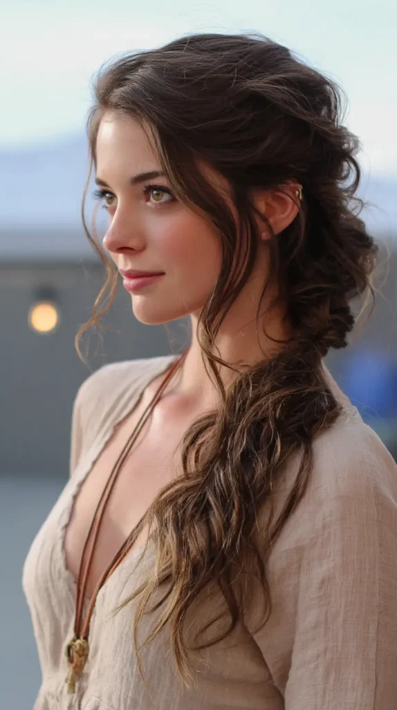 Loose Side Ponytail