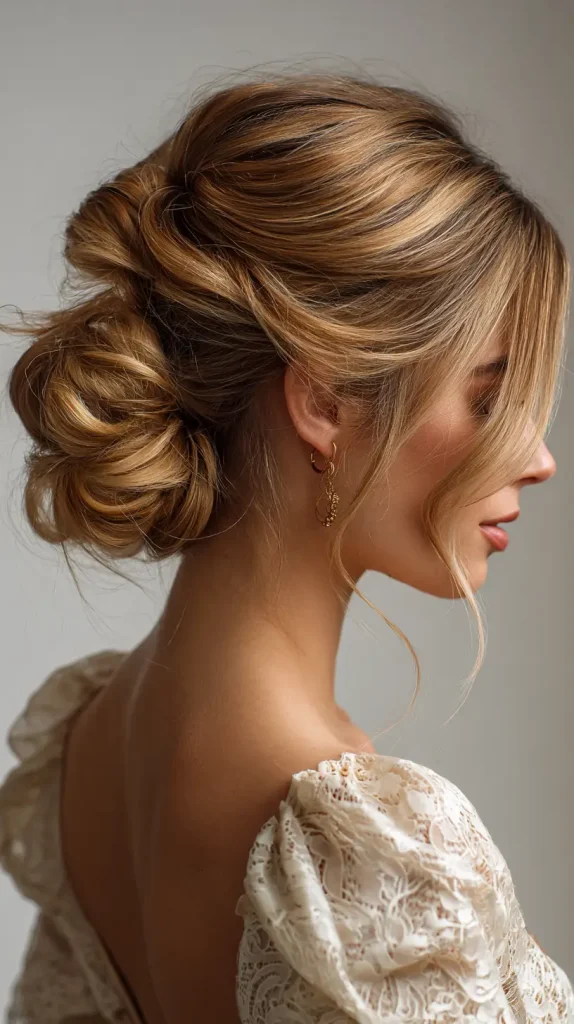 Sculpted Low Bun