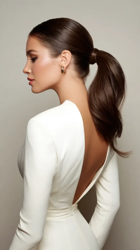 Sleek Low Ponytail