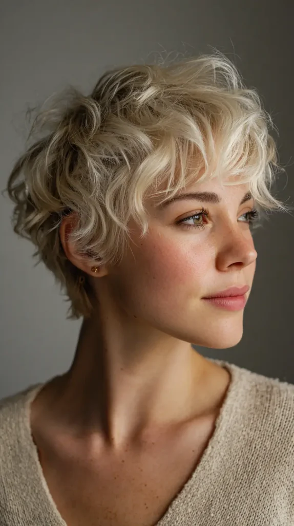 Textured Waves for Short Hair