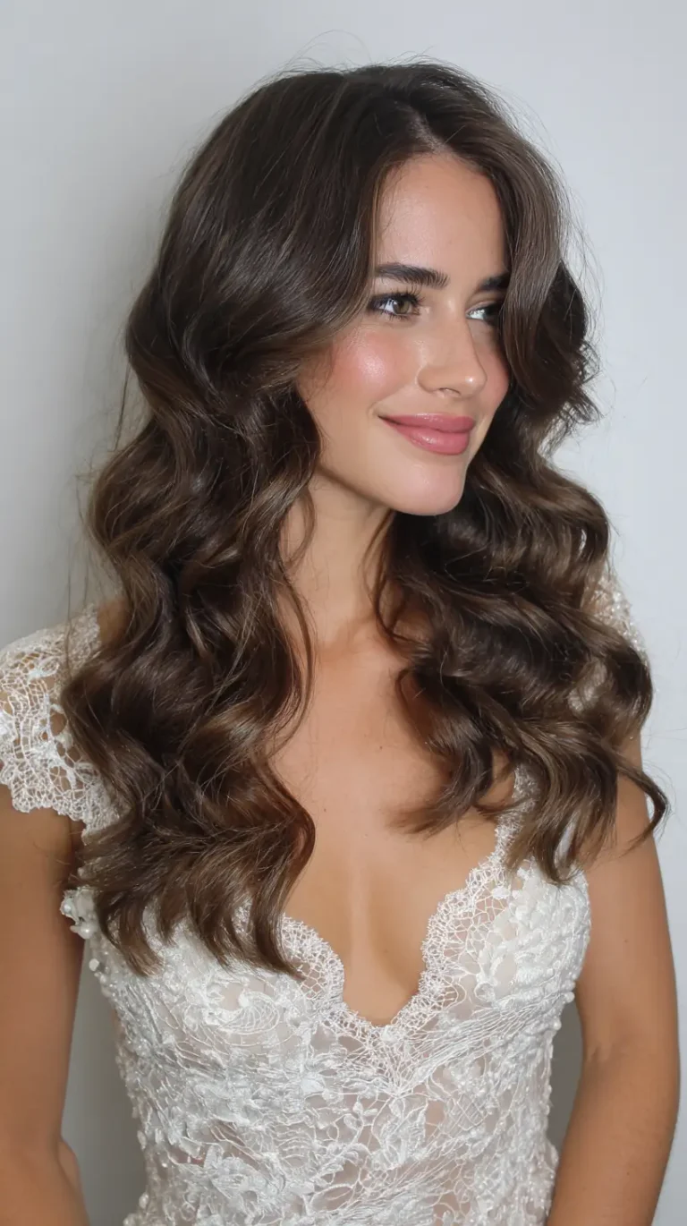 15 Glam Waves Wedding Hair Ideas for the Bride Who Wants to Shine