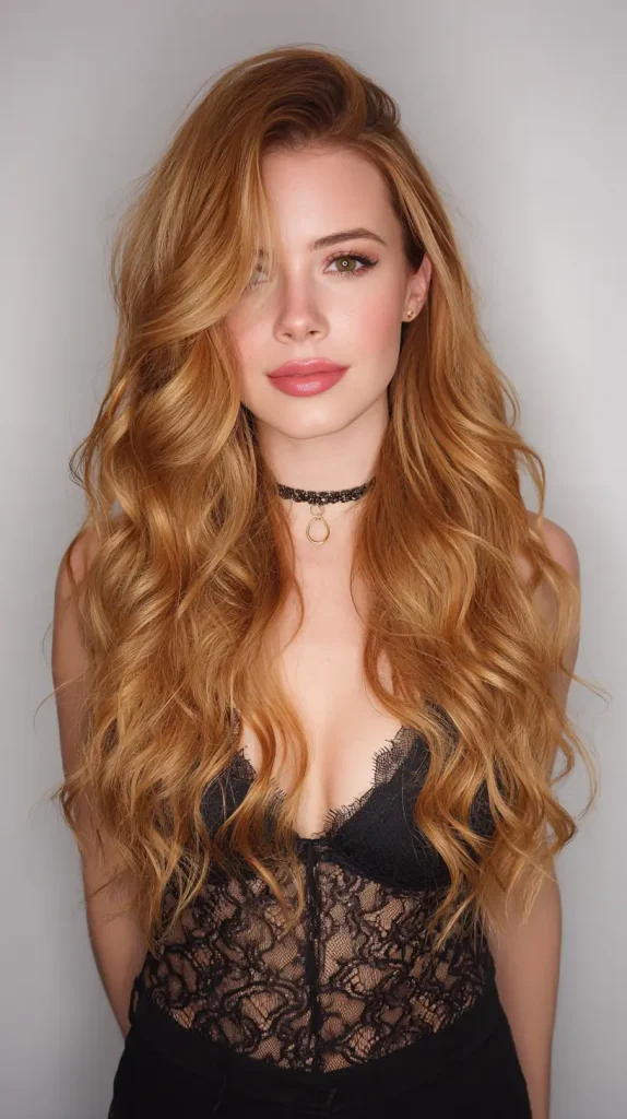 Wet-Look Glam Waves